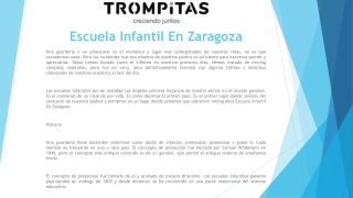 Escuela Infantil En Zaragoza