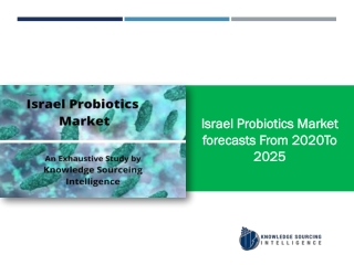 A comprehensive study on Israel probiotics market