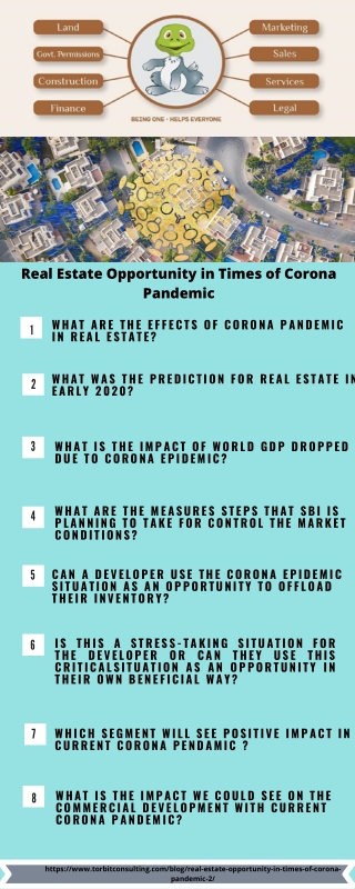 Real Estate Opportunity in Times of Corona Pandemic - Torbit Consulting