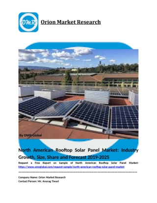 North American Rooftop Solar Panel Market Market Growth, Size, Share, Trends and Forecast to 2025