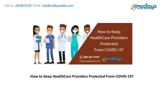 How to Keep HealthCare Providers Protected From COVID-19?