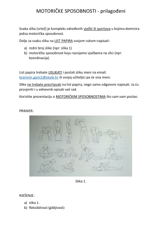 2. zadatak - motoričke sposobnosti prilagođeni