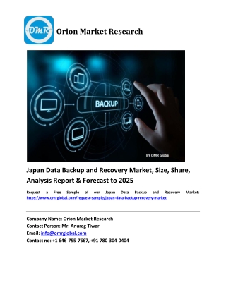 Japan Data Backup and Recovery Market Size, Share and Forecast 2019-2025