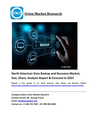 North American Data Backup and Recovery Market Size, Share and Forecast 2019-2025