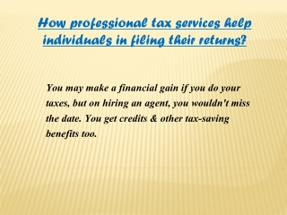 Tax Preparation Services in Penrith