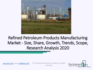 Refined Petroleum Products Market Opportunities, Key Challenges, Drivers Forecast 2020