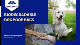 Biodegradable Dog Bags