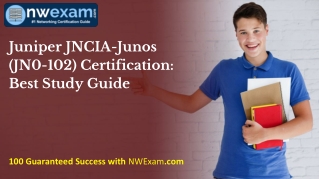 Juniper JNCIA-Junos (JN0-102) Certification- Best Study Guide