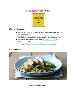 5% off - St Albans pizza point Menu - Pizza Delivery restaurant St Albans, VIC