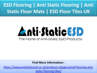 Esd flooring