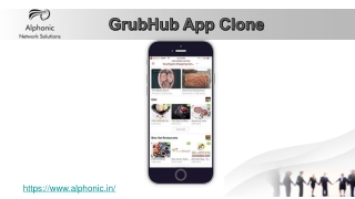 GrubHub app clone