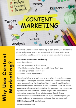 Why Use Content Marketing?