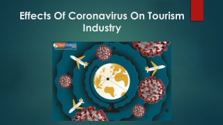 Effects Of Coronavirus On Tourism Industry