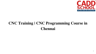 CNC Training | CNC Programming Course in Chennai