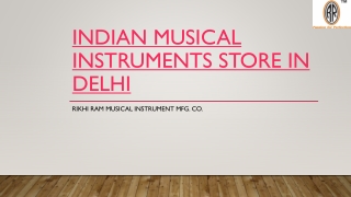 Indian Musical Instruments Store in Delhi