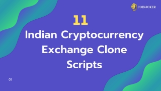 11 Indian Cryptocurrency Exchange Clone Scripts |Coinjoker