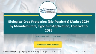 Biological Crop Protection Bio Pesticide Market 2020 by Manufacturers, Type and Application, Forecas