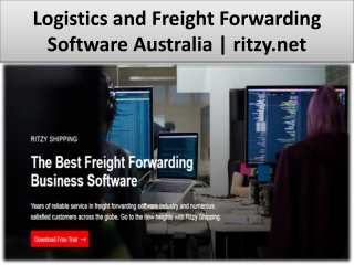 Logistics and Freight Forwarding Software Australia