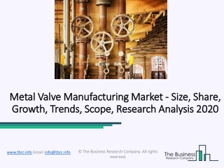 Metal Valve Manufacturing Market | Analysis By Industry Trends 2020