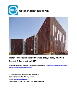 North American Facade Market Size, Industry Trends, Share and Forecast 2019-2025