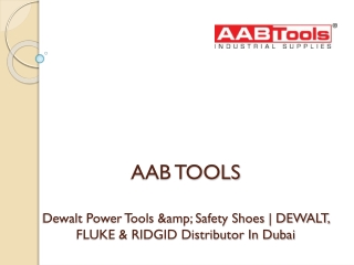 FLUKE Distributor in UAE | AAB Tools