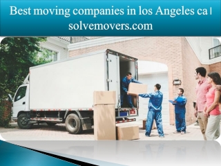 Best moving companies in los angeles ca