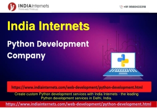 Python Development Company in India | India Internets