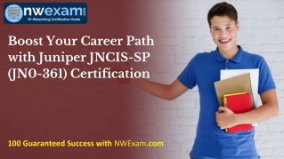 Boost Your Career Path with Juniper JNCIS-SP  (JN0-361) Certification