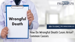 How Do Wrongful Death Cases arise? Common Causes
