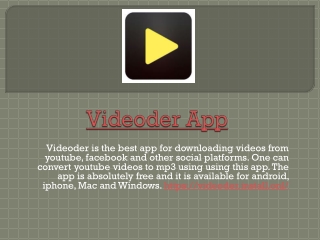 Download Video from Social Media Sites Using Videoder