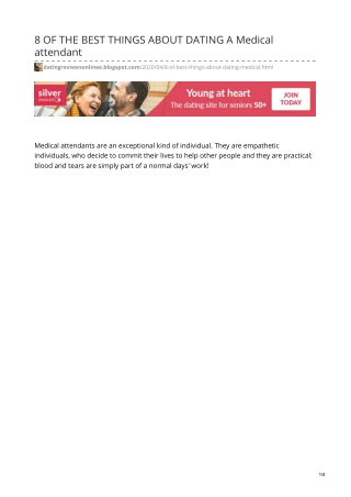 DATING A Medical attendant