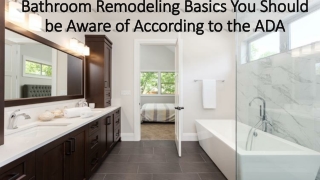 Bathroom remodeling: What things to consider before redesign your bathroom?