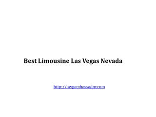 Best Limousine Las Vegas Nevada