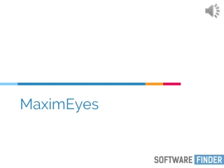 MaximEyes -Software Finder