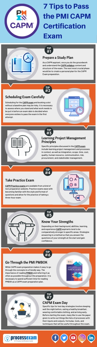 7 Tips to Pass the PMI CAPM Certification Exam