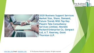 Global Business Support Services Market Overview And Top Key Players by 2022