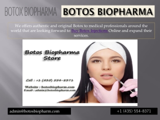 Buy stylage filler online/Botos Biopharma Store