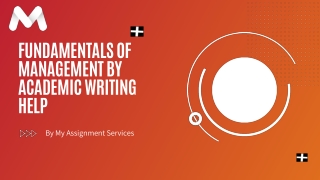 Fundamentals Of Management By Academic Writing Help