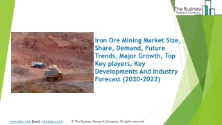 2020 Global Iron Ore Mining Market Statistics And Analysis Report by TBRC