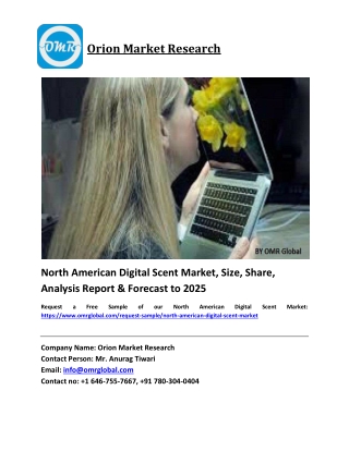 North American Digital Scent Market Size, Industry Trends, Share and Forecast 2019-2025