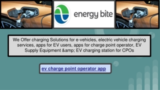 electric vehicle charger