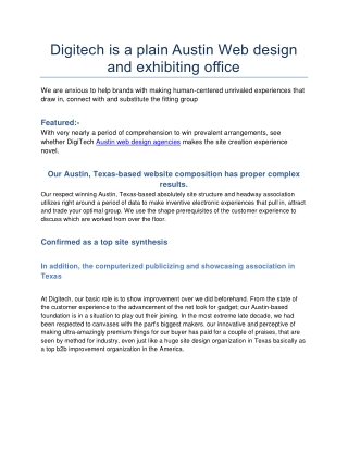 Austin Web Design & Digital Marketing Agency