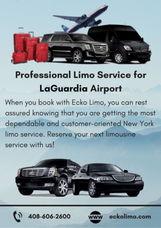 Professional Limo Service for LaGuardia Airport