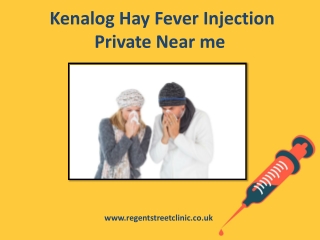 Kenalog Hay Fever Injection Private Near me