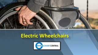 Electric Wheelchair at Best Price in India  - Wheelchair Central