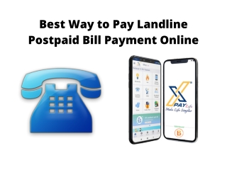 Best way to pay landline postpaid bill payment online