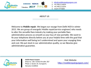Online Mobile Repair Gurgaon