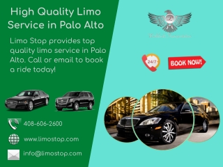 High Quality Limo Service in Palo Alto