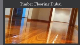 Timber flooring in Dubai