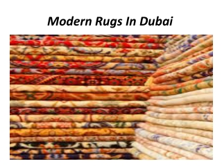 Handmade rugs in Dubai